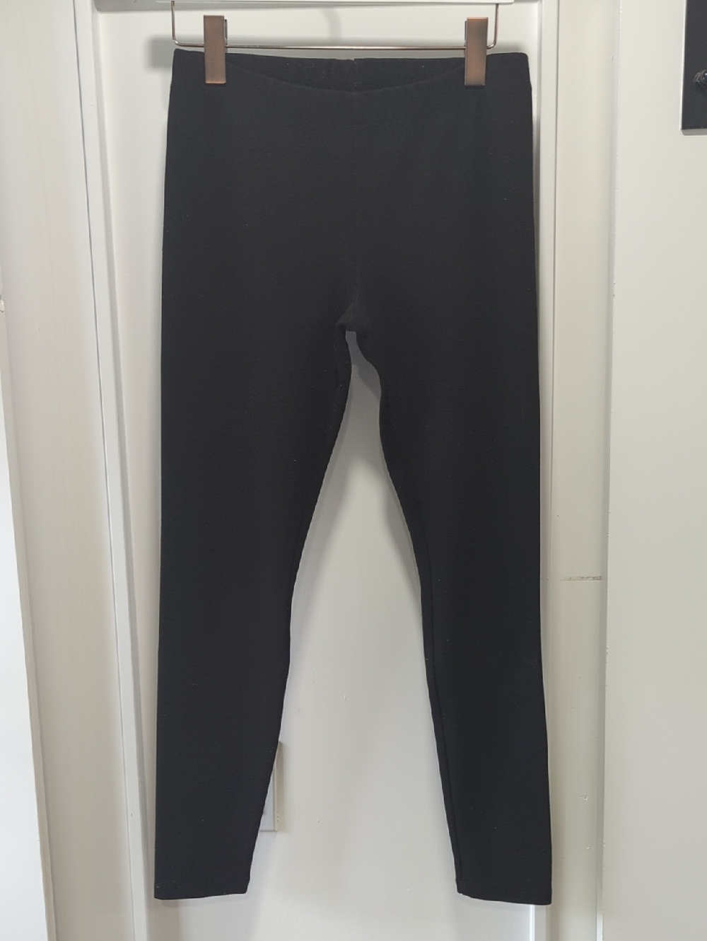 LOFT Black Leggings with Branded Waistband